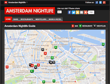 Tablet Screenshot of amsterdamnightlife.com